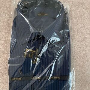 Men's Blue Striped Shirt